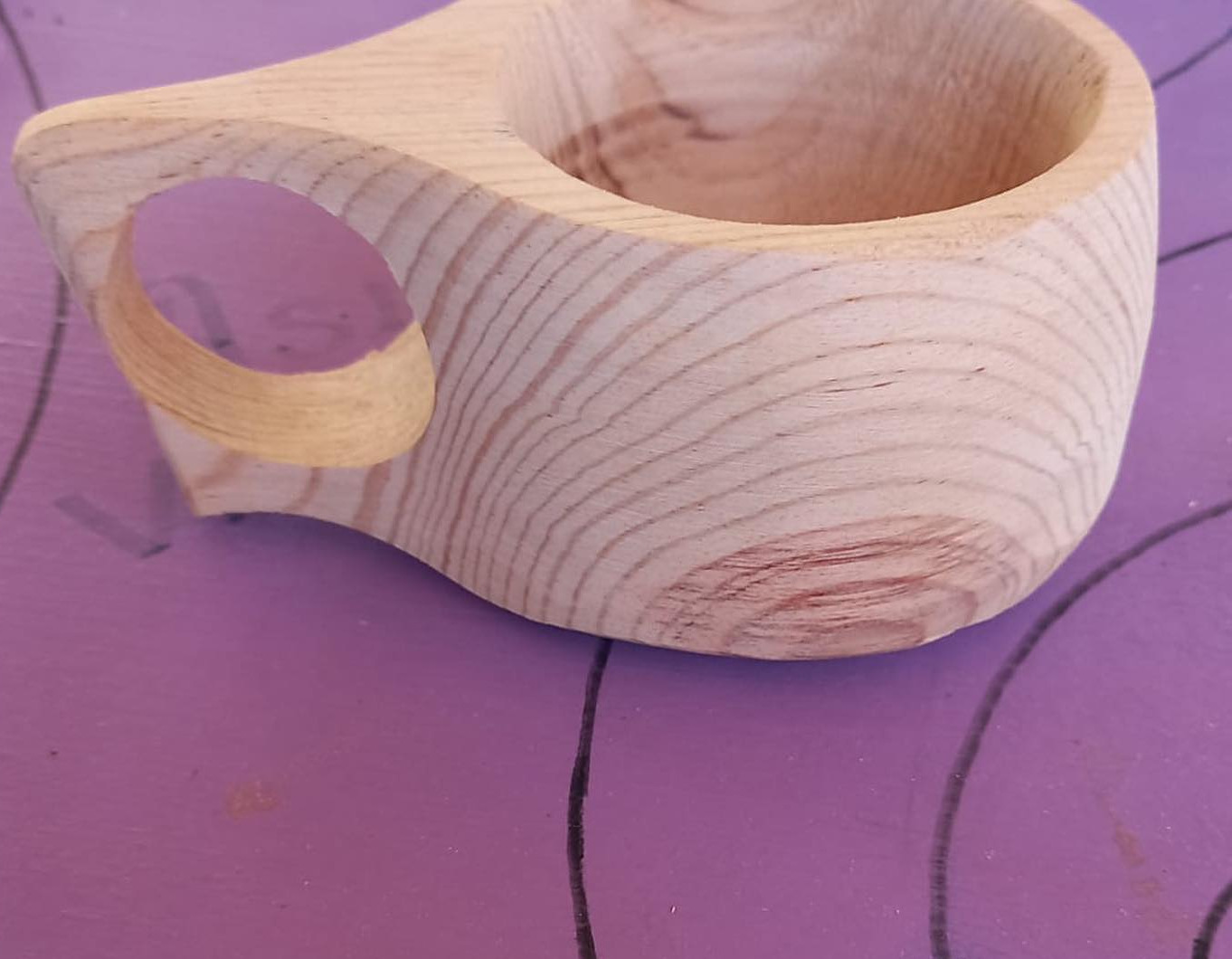 Kuksa / Dibek / Havan Oyma - Delme Bıçağı 70 mm-Sap:12mm