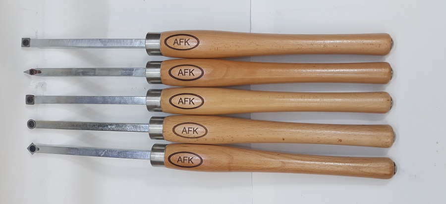 AFK Pro55 - 5’li Karbür Uçlu Bıçak Seti +Karbür Bileme Aparatı HEDİYE