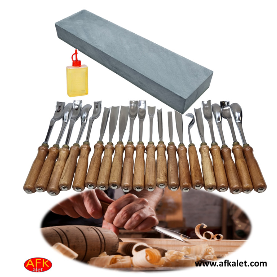 Doğal Bileme Yağ Taşı-Girit Bileme Taşı + Bileme Yağı