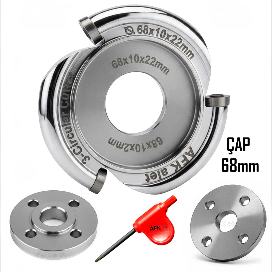 Dairesel Oyma/Aşındırma/Şekillendirme Diski 3’’lü - ÇAP: 68mm