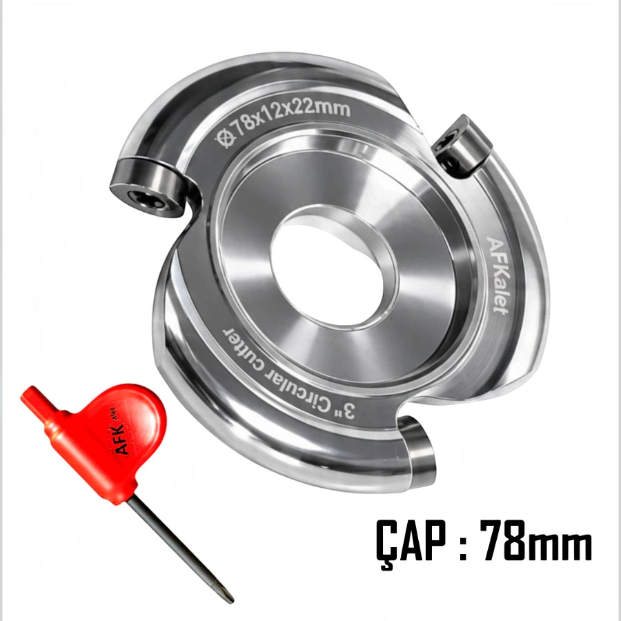 Dairesel Oyma/Aşındırma/Şekillendirme Diski 3’’lü - ÇAP: 78mm