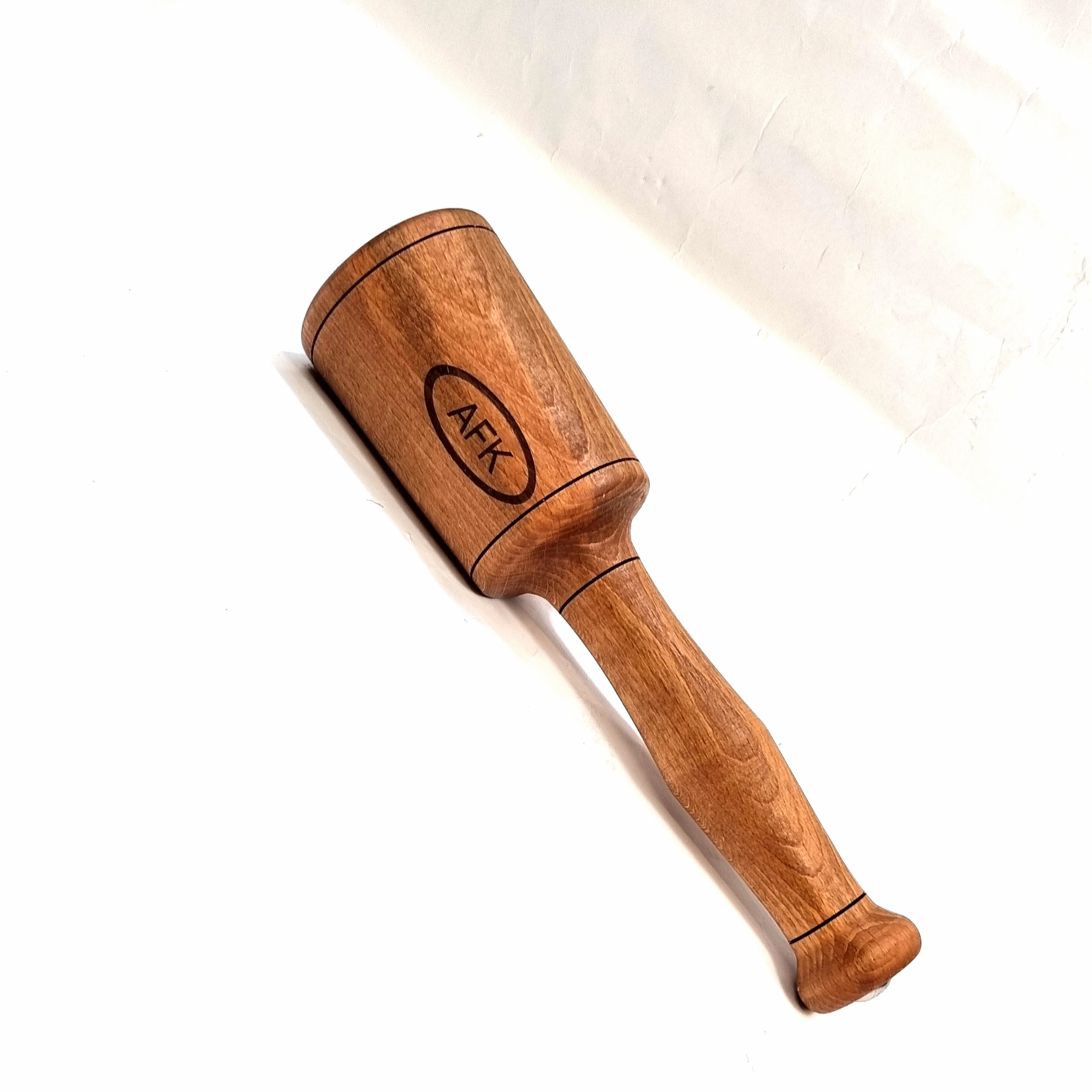 Dikey Silindir Ahşap Tokmak (Gürgen)