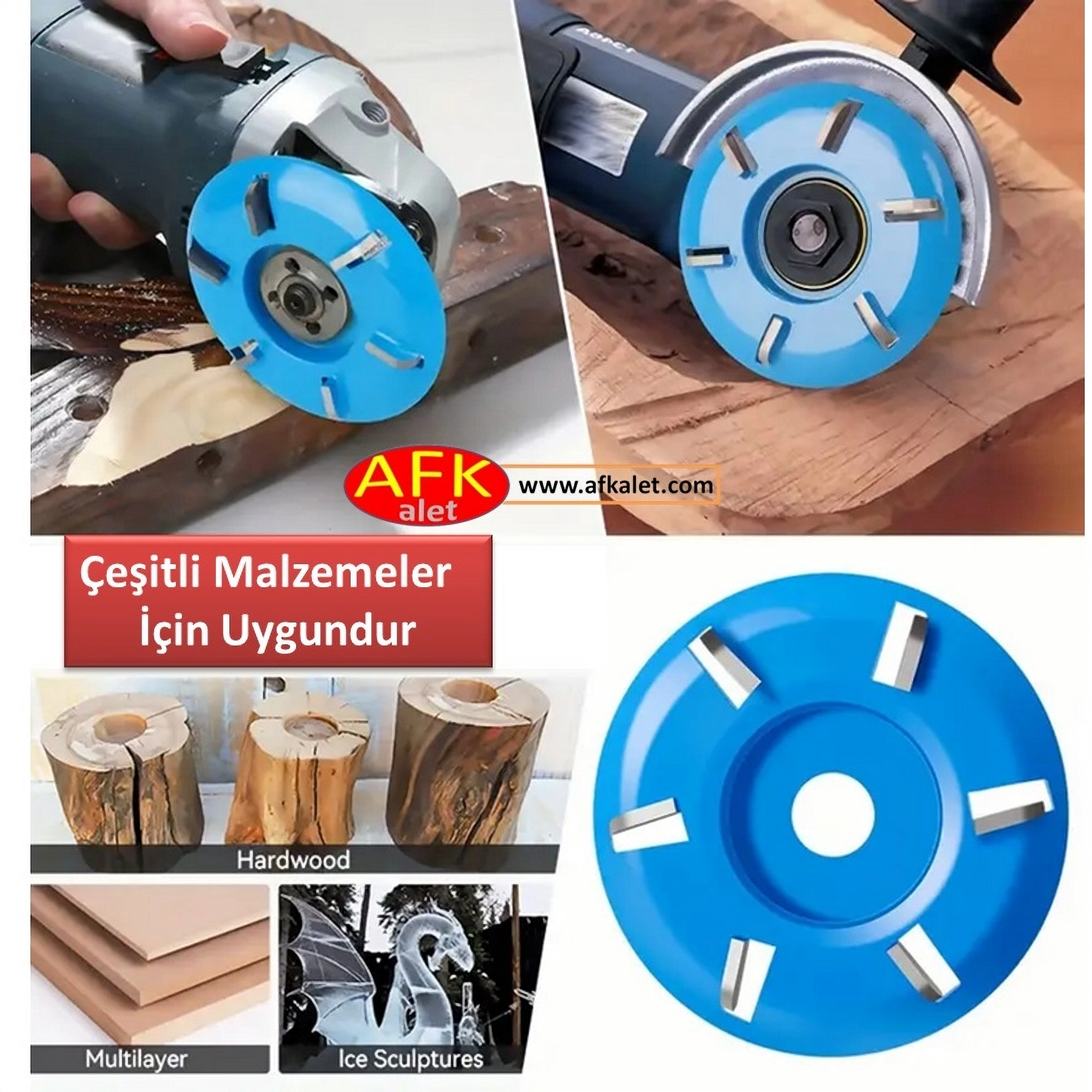 Elmas Bıçaklı Disk Aşındırıcı Oyucu (6 Elmas Dişli)