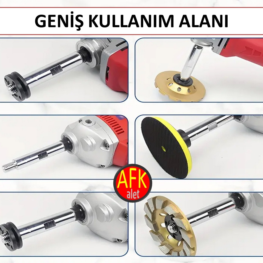 Taşlama makineleri için taban uzatma kolu (7 cm)