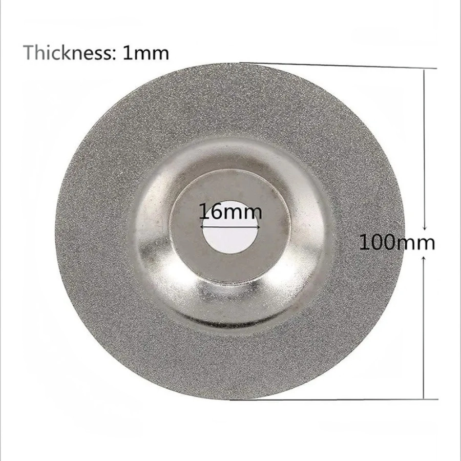 Çanak Elmas Taşlama ve Bileme Diski 100mmX16,5mm