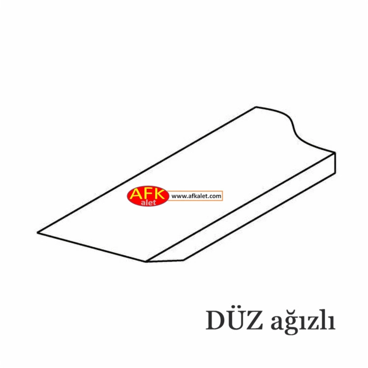 DÜZ Tek Taraflı El Dövmesi Ahşap Torna Bıçağı 20-40mm Tüm Ölçüler