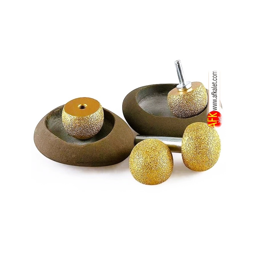 2’li Elmas Küre Taşlama/Aşındırma Ucu Seti 30 mm+50 mm 