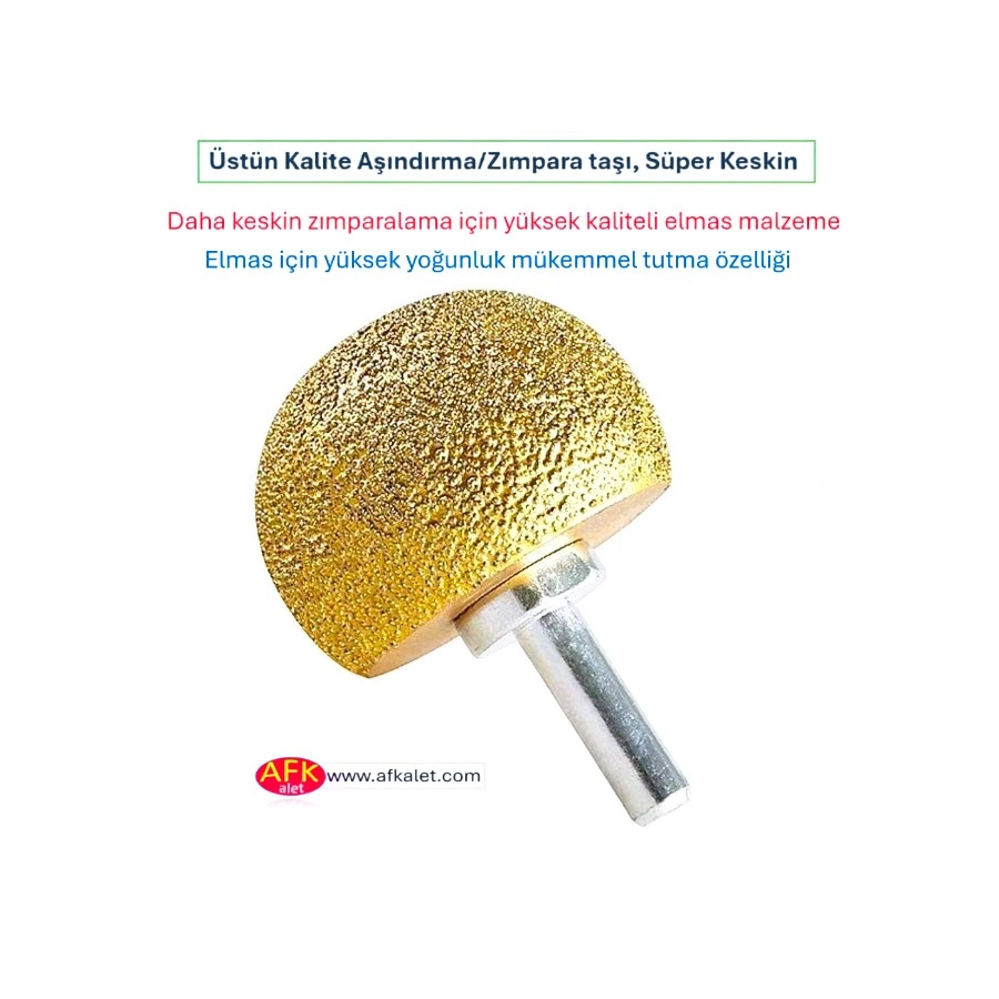 2’li Elmas Küre Taşlama/Aşındırma Ucu Seti 30 mm+50 mm 