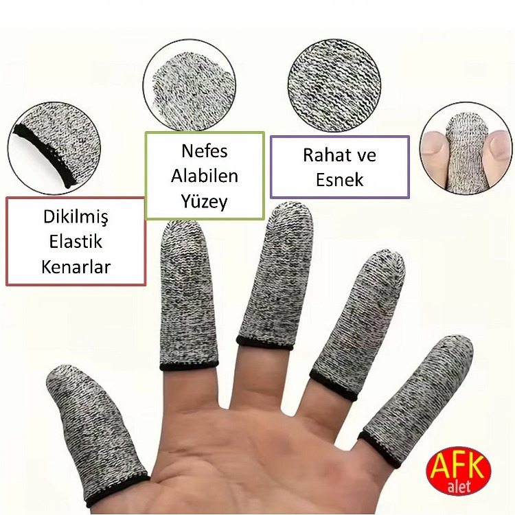 Parmak Koruyucu Eldiven (10 Adet)