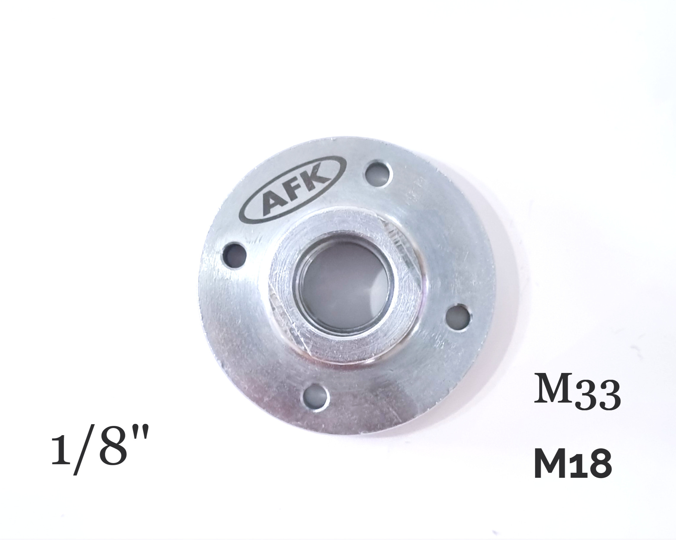 Standart Malzeme Bağlama Flanşı (M18 - M33 - 1/8’’)