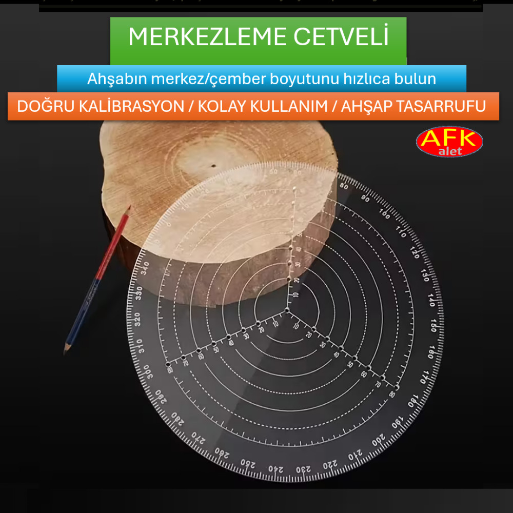 Merkezleme Cetveli / Merkez Bulma