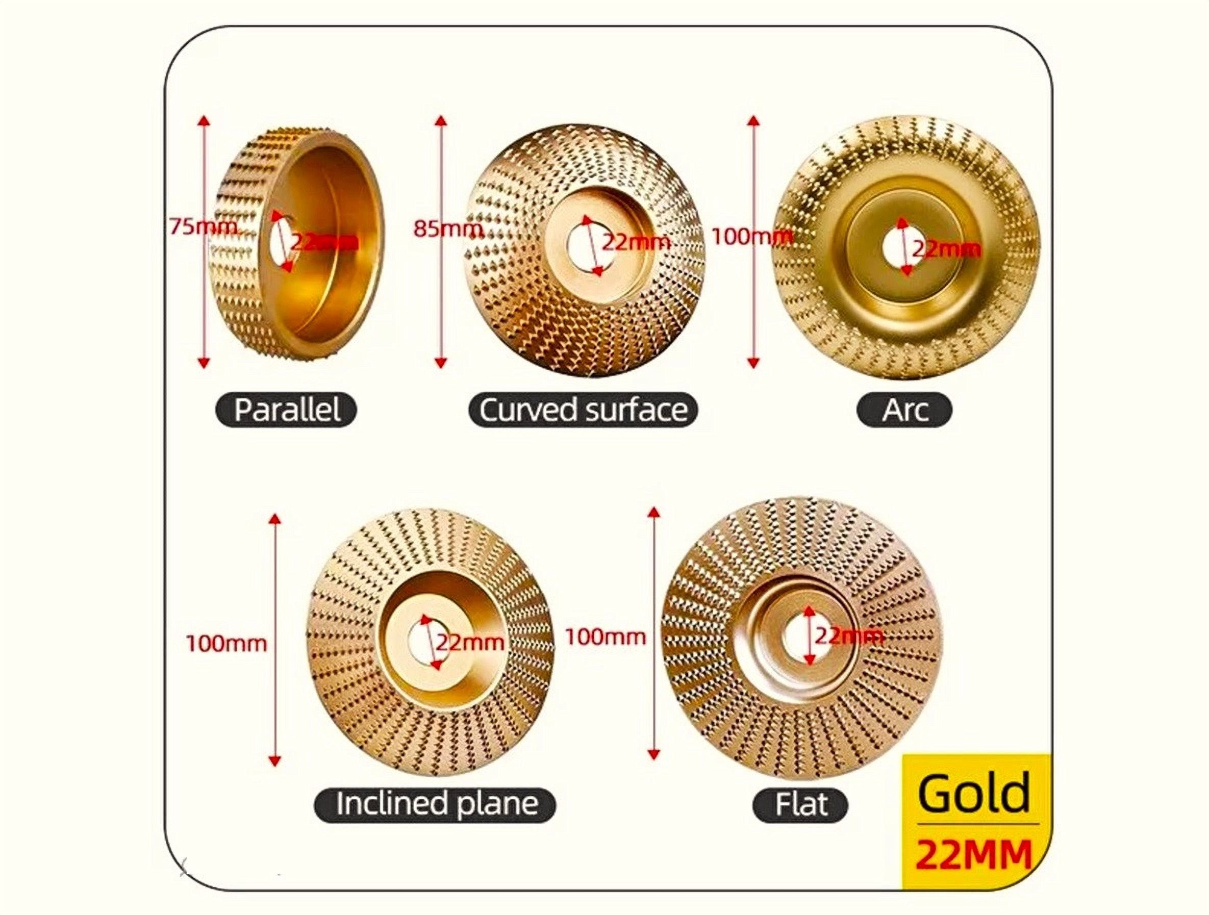 5 Parça Ahşap oyma/törpüleme/aşındırma disk seti