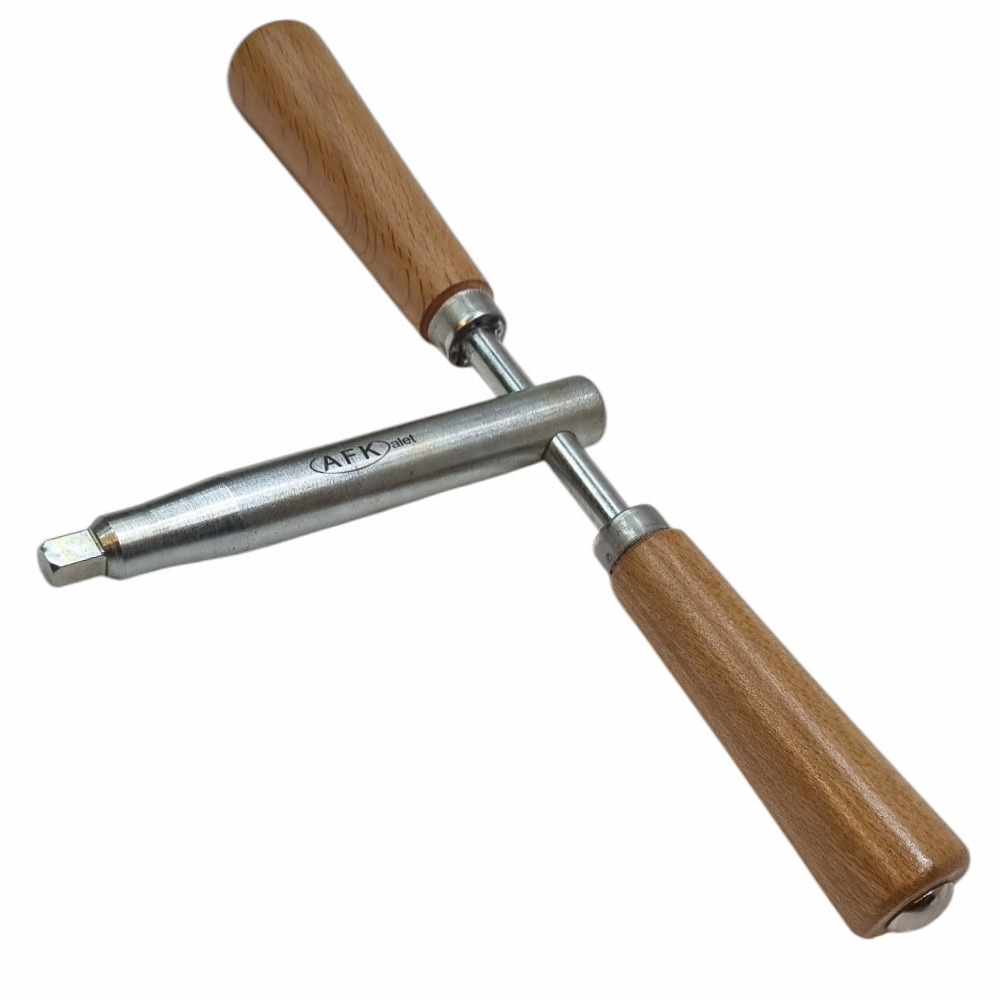 Ayna Sıkma Kolu (Uzun model) 16 cm (Takviye Ağaç Sap)