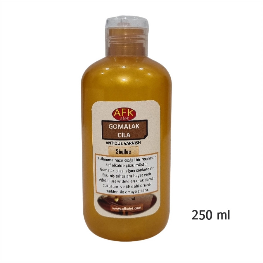 Gomalak cila - Shellac (Hazır) -Klasik&Platin Şeffaf) -