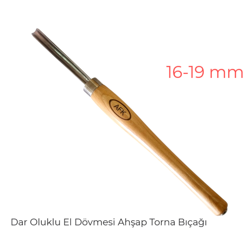 DAR oluklu ahşap torna bıçağı 16-25 mm