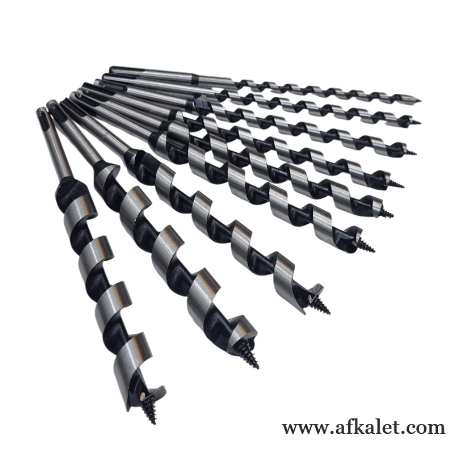 Derin Ağaç Matkabı 8mm-24mm/250mm SETİ (9 Parça)
