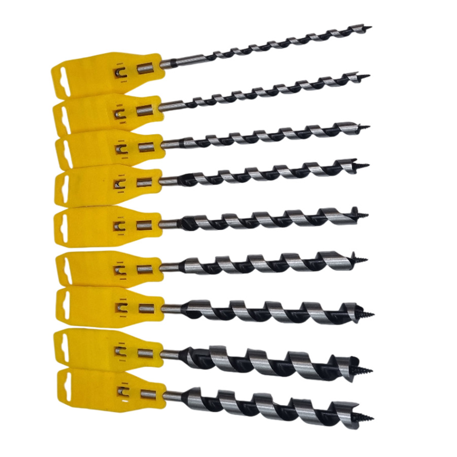 Derin Ağaç Matkabı 8mm-24mm/250mm SETİ (9 Parça)