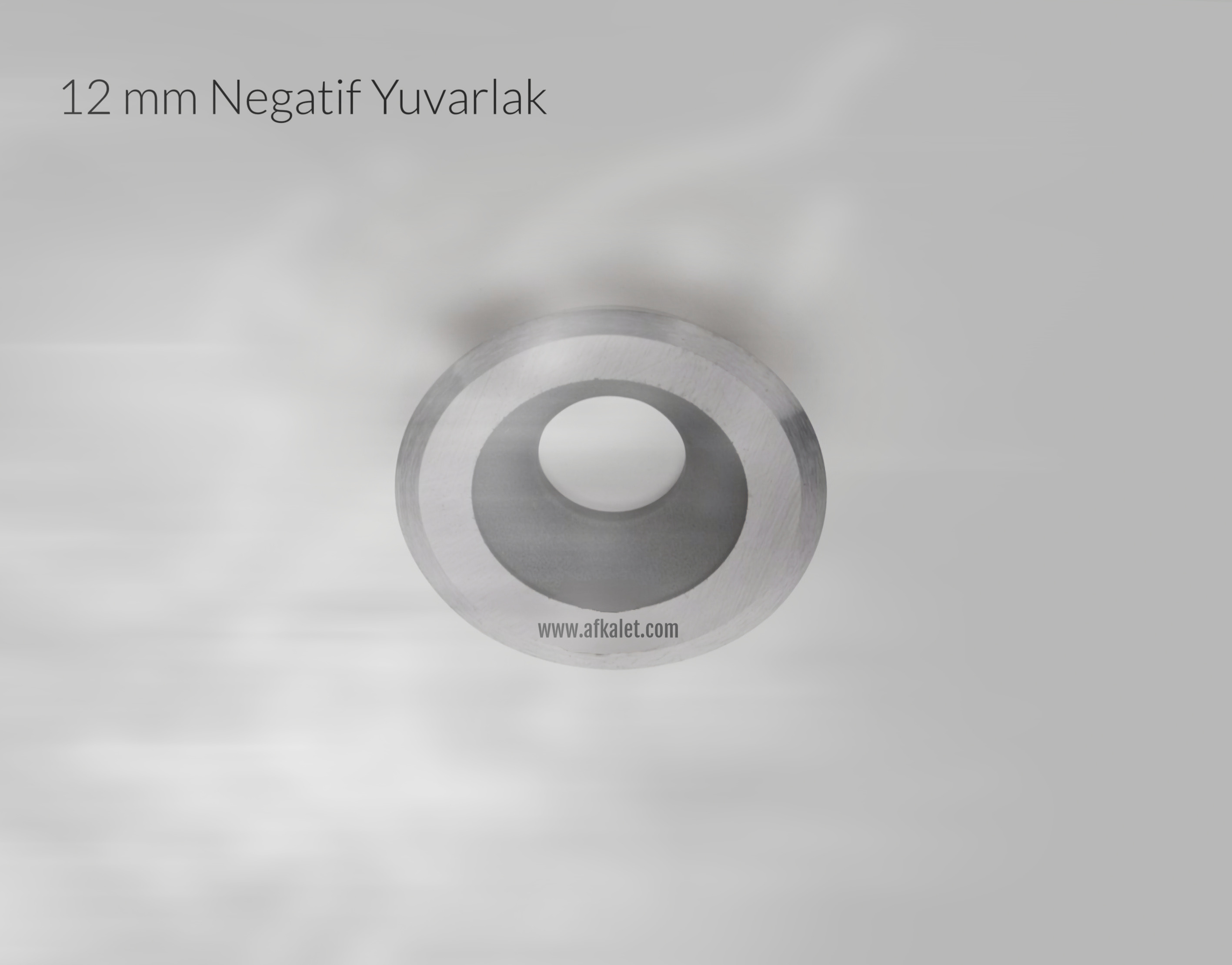 Negatif Yuvarlak Karbür Uç  Ø12   (Made in Germany)