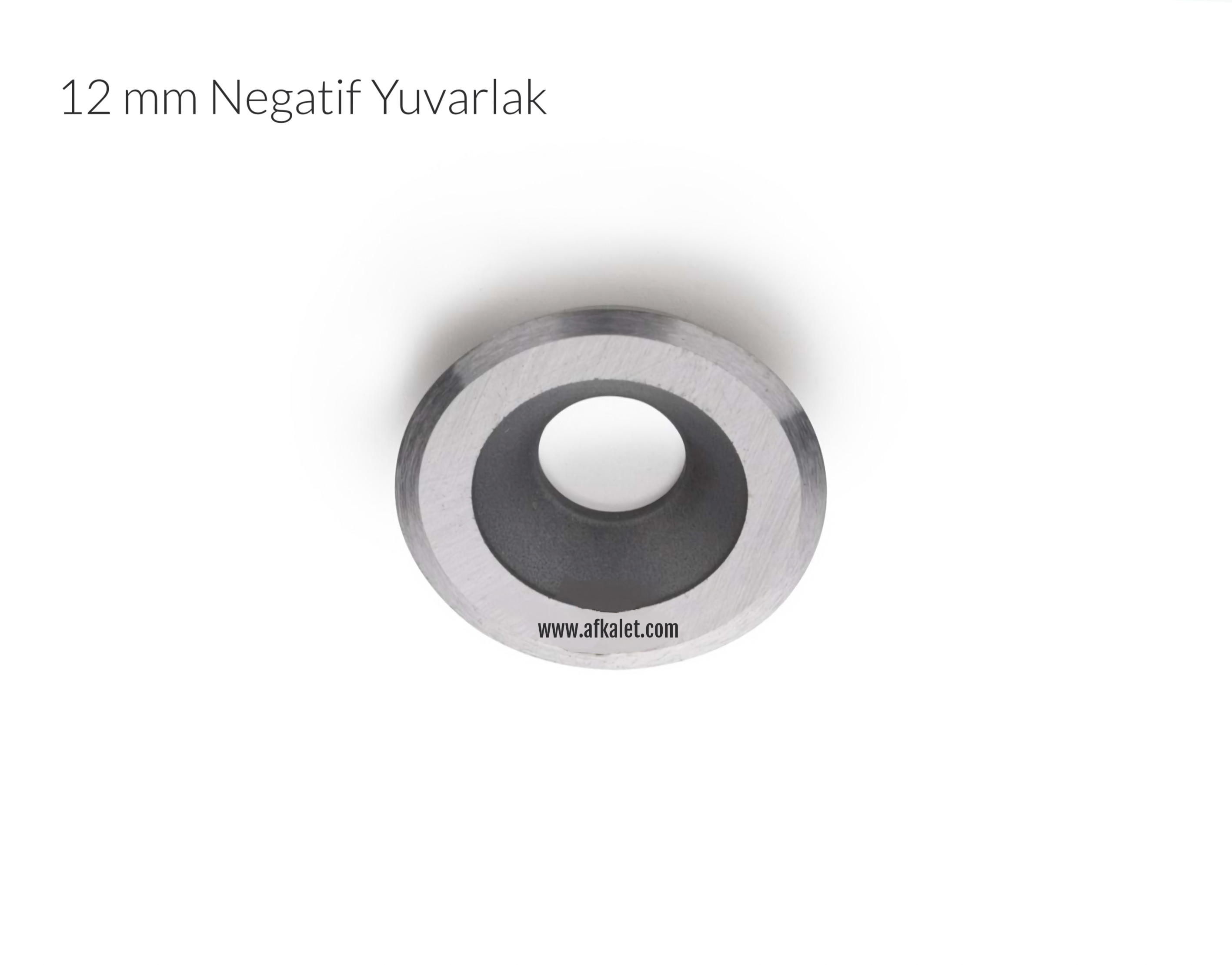 Negatif Yuvarlak Karbür Uç  Ø12   (Made in Germany)