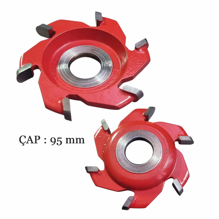 6 Dişli Elmas Disk oyucu-aşındırıcı-kazıyıcı 115  ve 95 mm