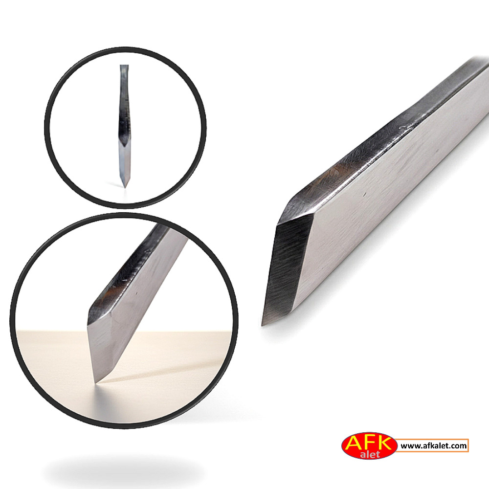 DÜZ Çift Taraflı Dövme Bıçak (25-30-35-40mm)