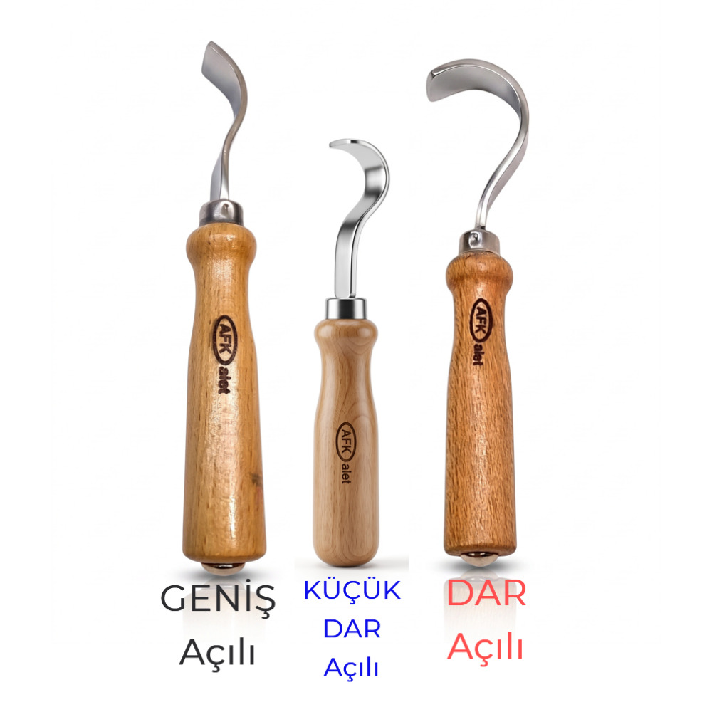 Avuç İçi Kaşık Bıçağı (DAR ve GENİŞ açılı)