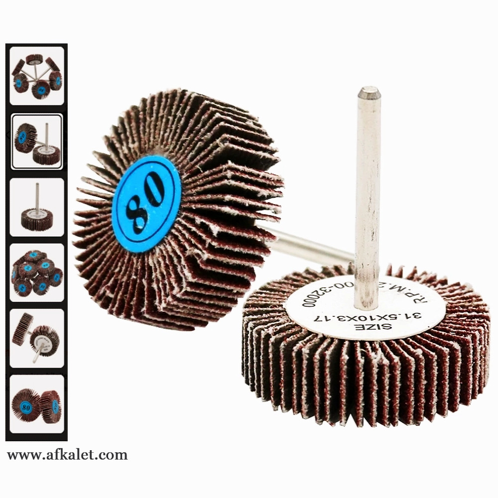 Dremel için Zımpara Flap Döner Teker Parlatma Diski 5 li Set