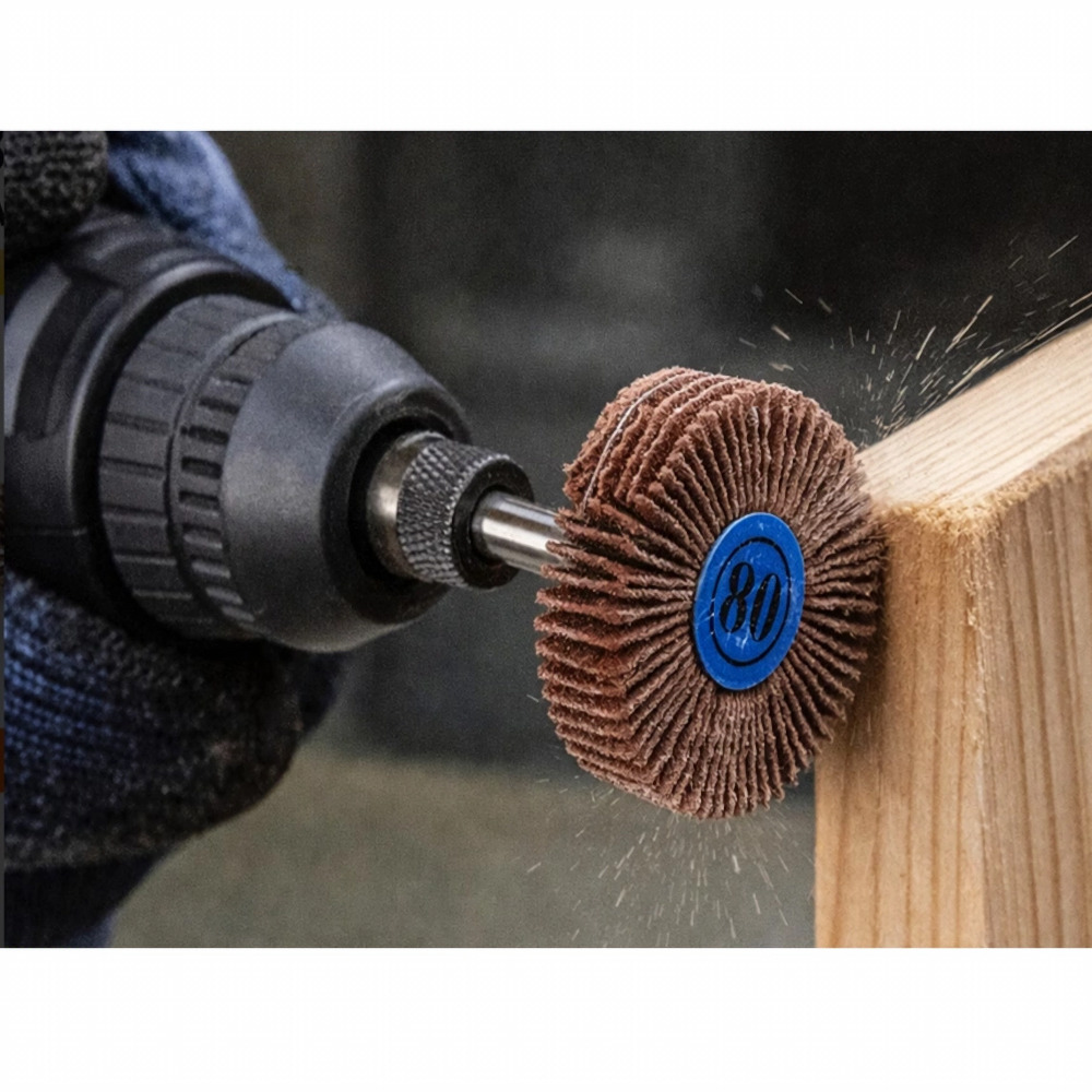 Dremel için Zımpara Flap Döner Teker Parlatma Diski 5 li Set