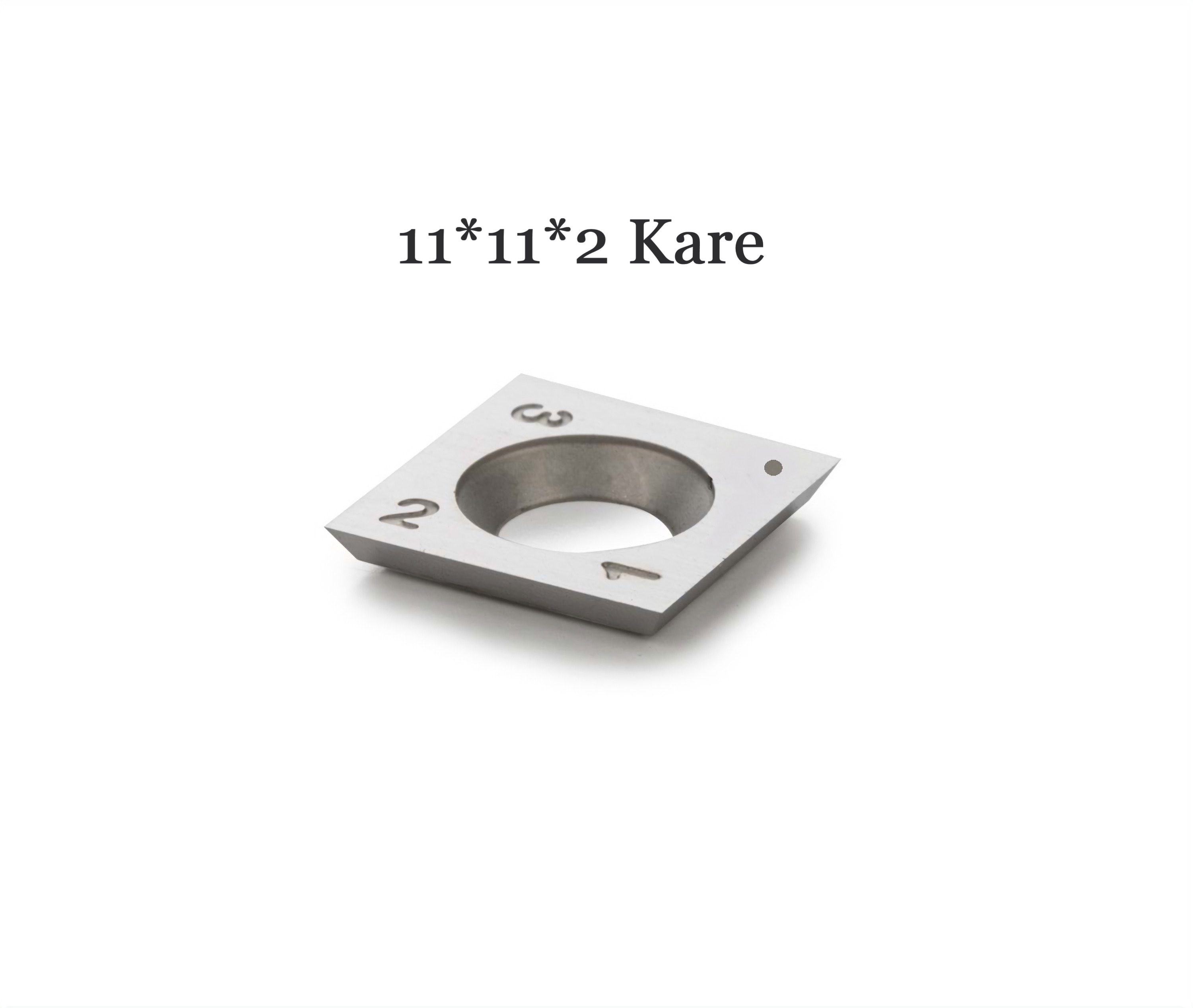 Kare 11*11 Karbür uç   (Made in Germany)
