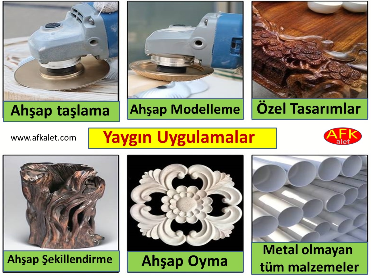 Ahşap törpüleme disk seti (3 Adet)