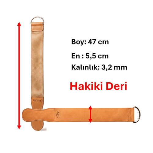 Bileme Kayışı (Hakiki Deri) Çift Taraflı
