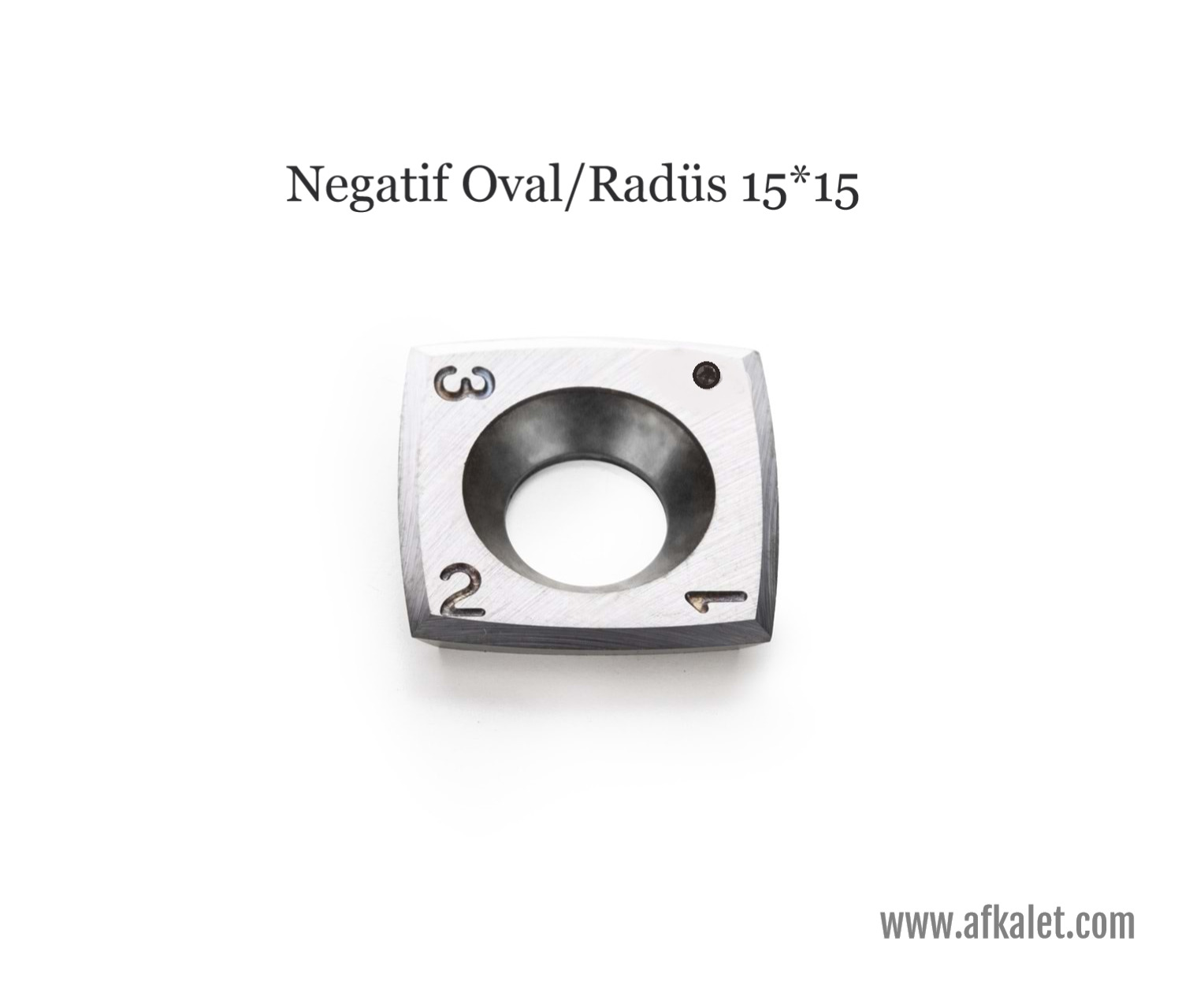 Negatif Oval/Radüs Karbür Uç 15*15  (Made in Germany)