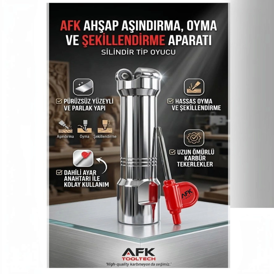 Ahşap Silindir Tip Aşındırma aparatı.35.2