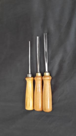 Tırnak (V) Oyma Bıçağı 3’lü Set