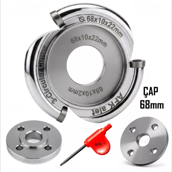 Dairesel Oyma/Aşındırma/Şekillendirme Diski 3’’lü - ÇAP: 68mm