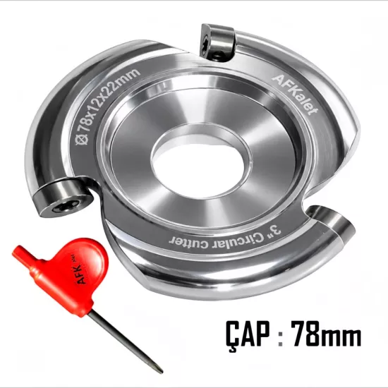 Dairesel Oyma/Aşındırma/Şekillendirme Diski 3’’lü - ÇAP: 78mm