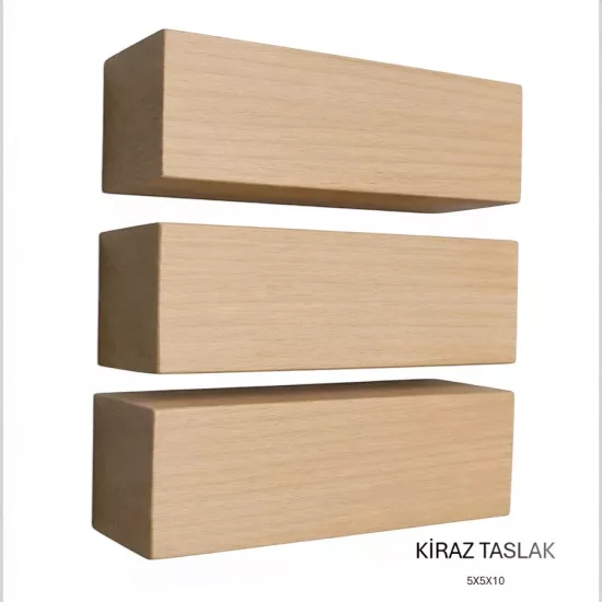 Ahşap Blok Seti- KİRAZ - 3 Adet