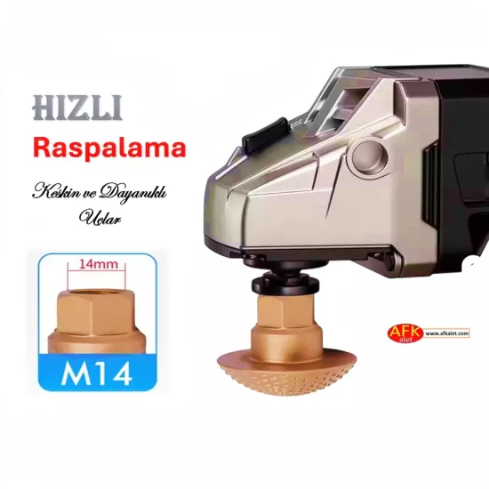 Oval Başlı Ahşap İşleme/Raspalama Kafası
