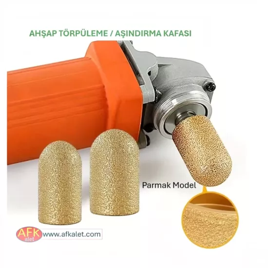 Elmas Parmak Tip Ahşap Aşındırıcı/Zımparalama/Törpüleme 20 MM-M14