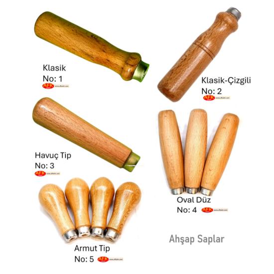 Ahşap Saplar (5 model) sap