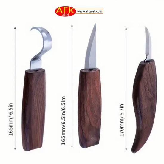 Ahşap oyma seti (3’lü)