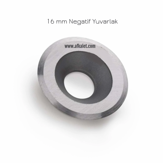Negatif Yuvarlak Karbür Uç  Ø16    (Made in Germany)