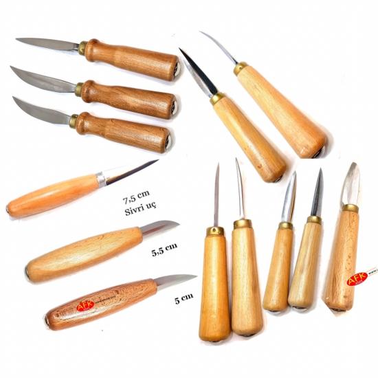 Ahşap Yontma Bıçakları (10 Model)